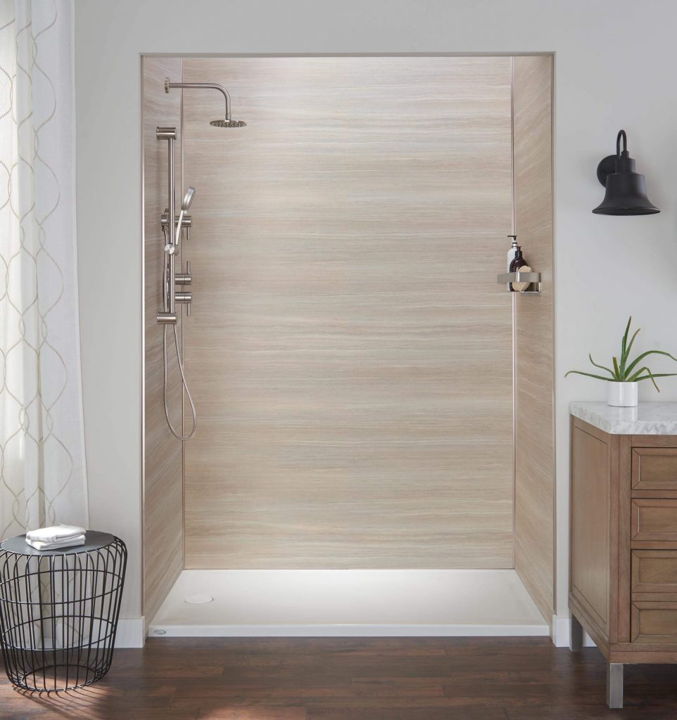 New shower installation and fixture upgrade
